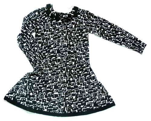 Twin-Set Kleid schwarz/creme