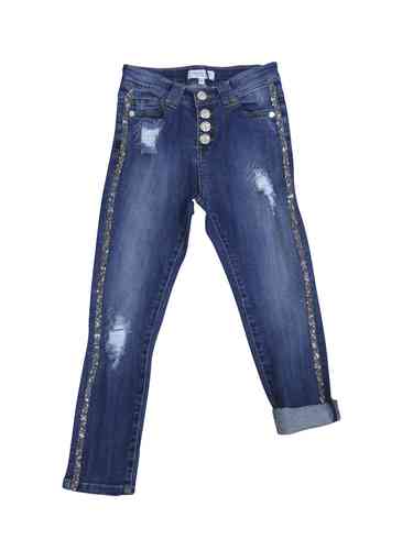 Twin-Set Baggy Jeans mit Strasssteine