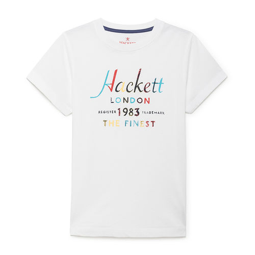 Hackett London T-Shirt weiß