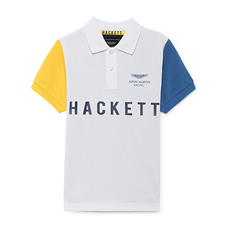 Hackett London Poloshirt weiß