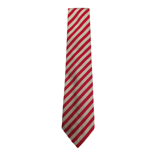Hackett London Krawatte rot/silber