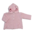 Baby Strickjacke mit Kapuze rosa
