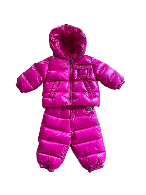 Pre-Owned Moncler Baby Zweiteiler pink Gr. 6-9 Monate